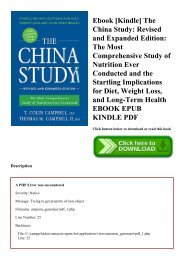 The China Study Epub